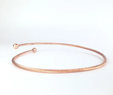 
copper magnetic fashion necklace 