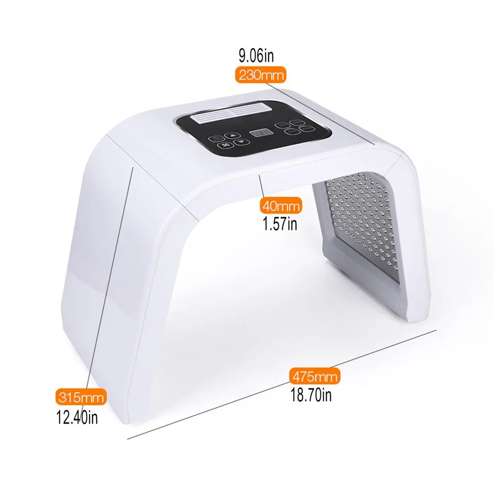 
2021 Newest Beauty Device Commercial Home Use Tighten Acne Treatment Remove Facial Skin Care 7 Colors Led PDT Light Therapy 