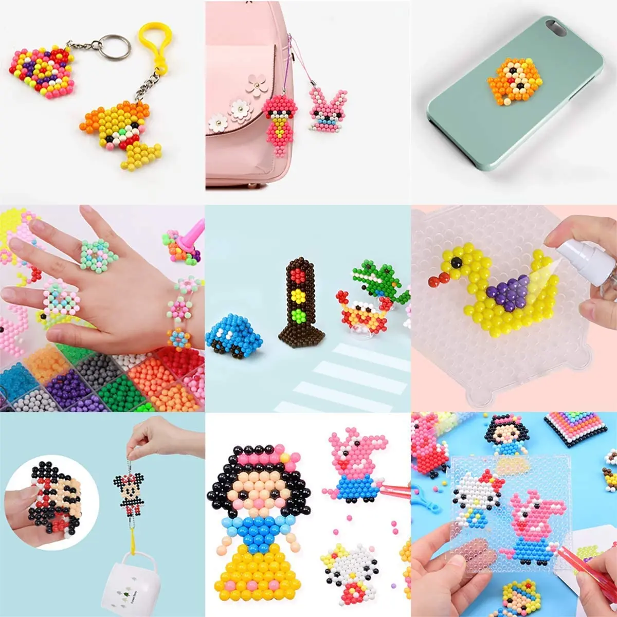 Children Mini Fruit Diy Water Fuse Beads For Kids Crafts Jewelry Making