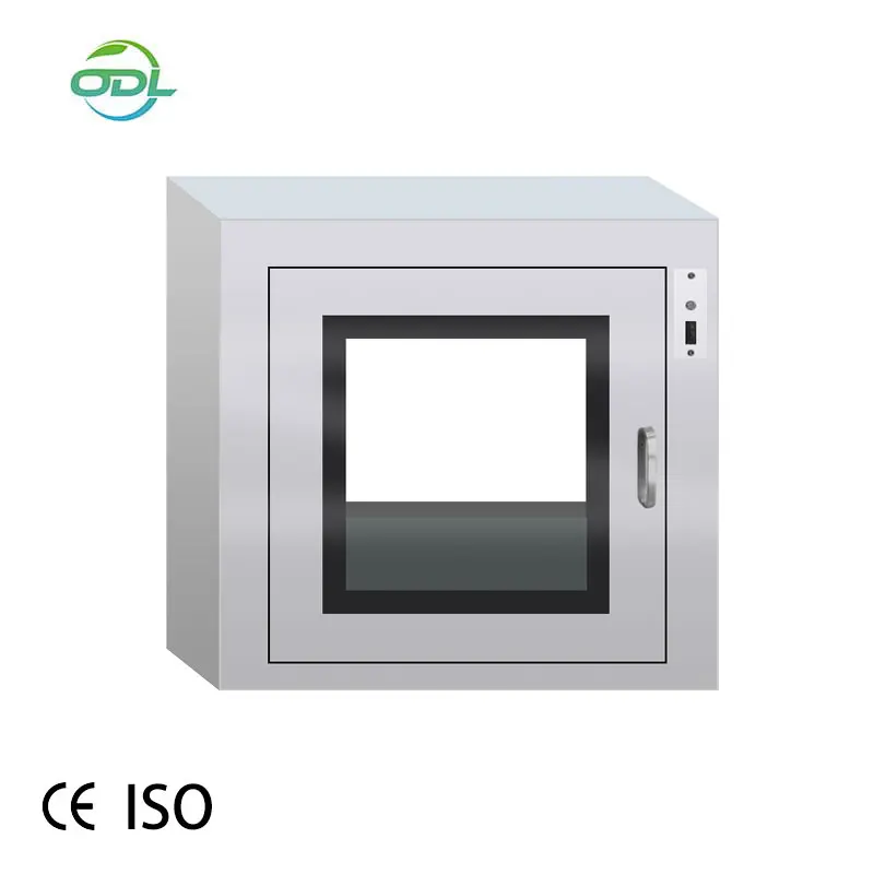 Best Price Clean Room Equipment Mechanical Electrical Interlock Autoclave Pass Box with UV Light air shower clean room