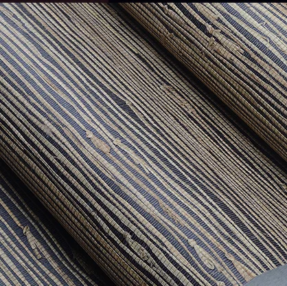 Free Sample Multi Color Vintage Grasscloth Wallpaper Roll home decor bedroom wallpaper