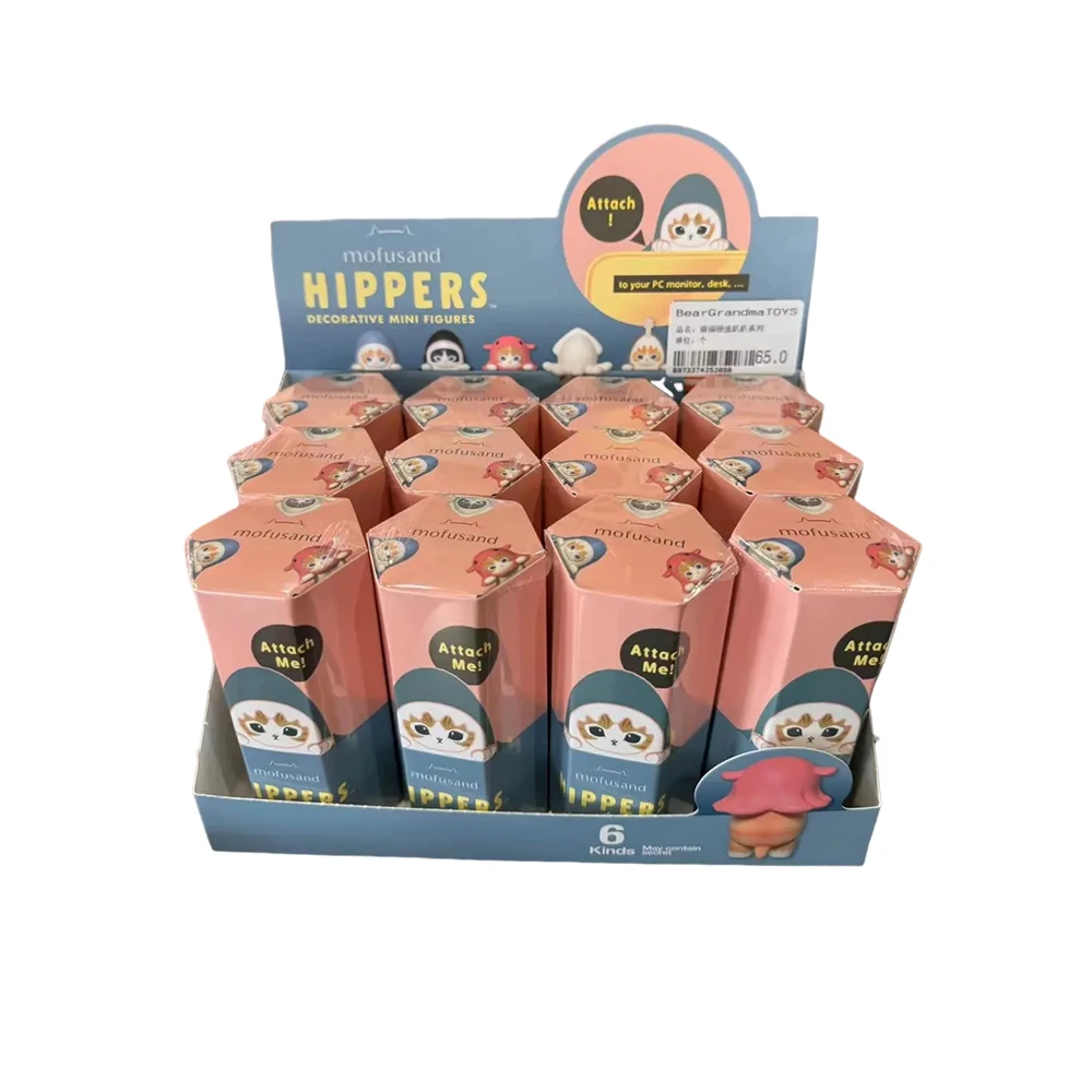 Sonny Angel Co-Branded Mofusand Blind Box Toys Anime Angel Hippers Mystery Box Figurine Model Doll Kids Gifts