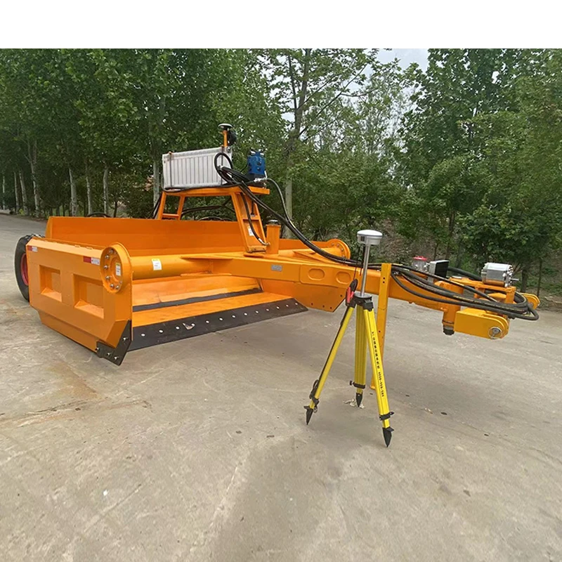 Blade customizable Laser land leveler tire-mounted farm And Home Use
