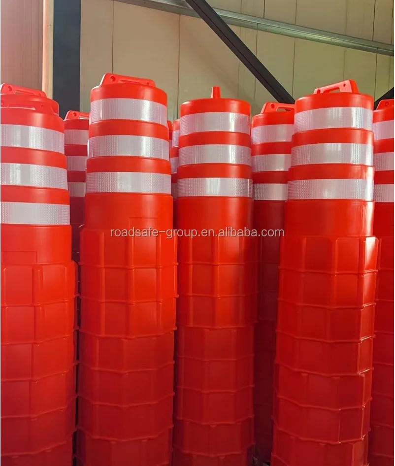 Высококачественный дорожный безопасный пластиковый бочонок барьер для парковки