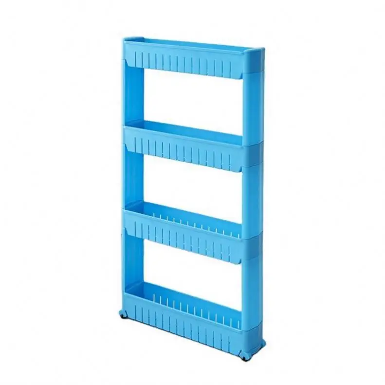 Storage Rack Shelf Island Mobile Dish Book Mesh Basket Hooks Laundry Food Bar Hot Sale 3 Tier Home With Kitchen Cart