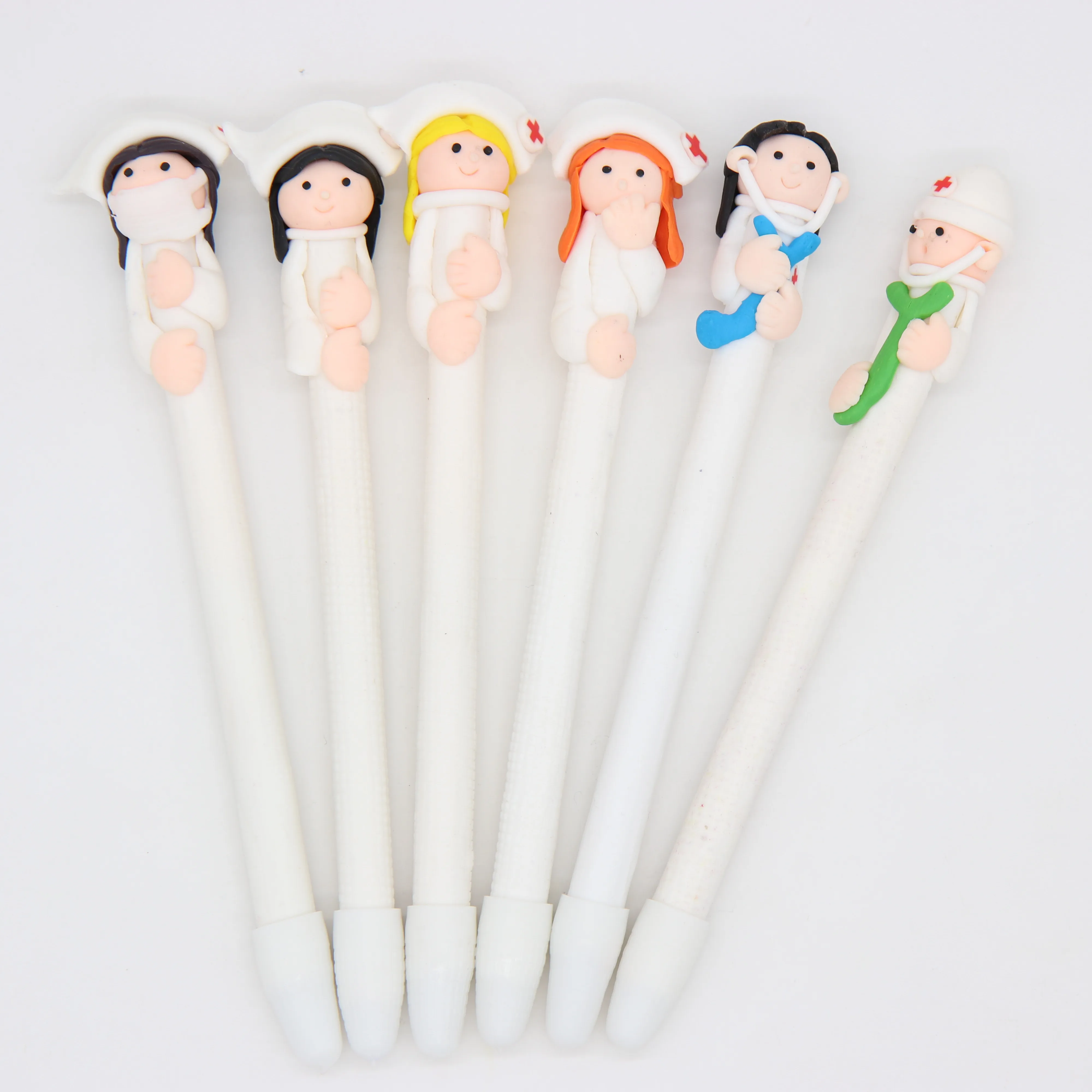 cartoon gel design cute nurse pen  cartoon gel pen  boligrafo pen