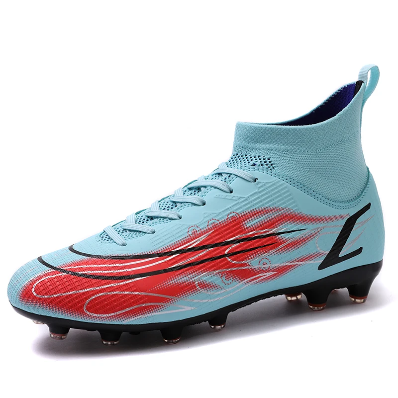 Man football boots sock fashion soccer boots soccer cleats soccer backpack with shoes compartment 33-46#