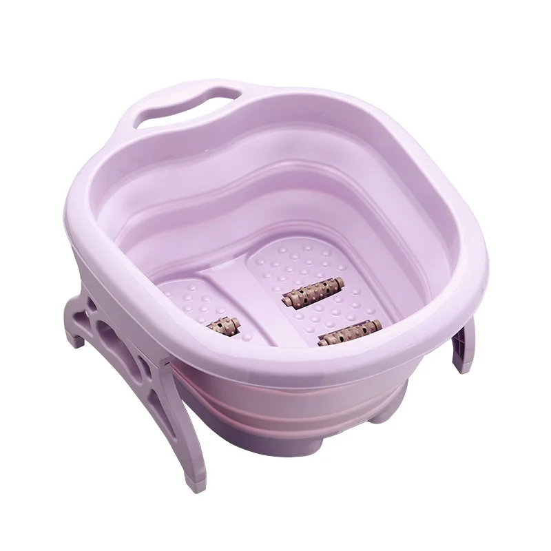 Factory Direct Sale Home Foldable Large Capacity Plastic Bucket Thickened Durable Reusable Foot Bath Soaking Bucket