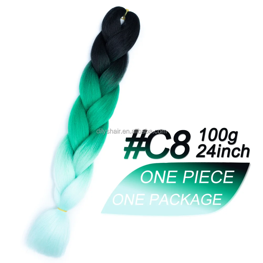 24inch 48 inch 41inch 82inch Ombre Braiding Hair Extensions Synthetic Crochet Hair Jumbo Braids Crochet Braid Hair