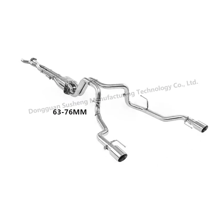 Сборка двигателя мощность выхлопа титановый catback для Ford F150 2017