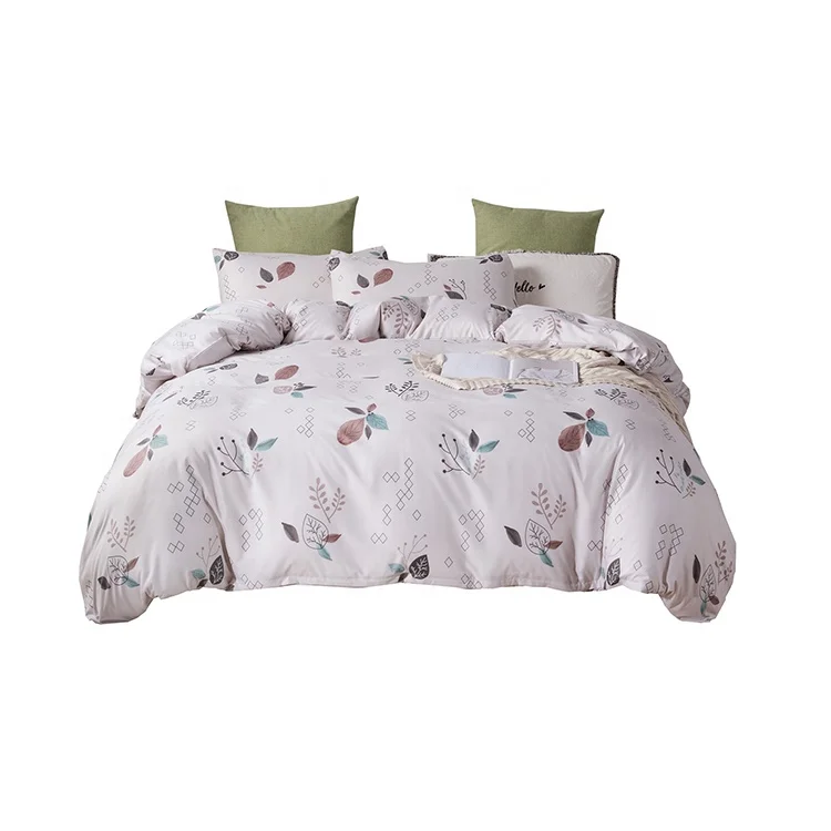 New Model Customized Three Pieces Printed Quilts Bedding Set Duvet Cover