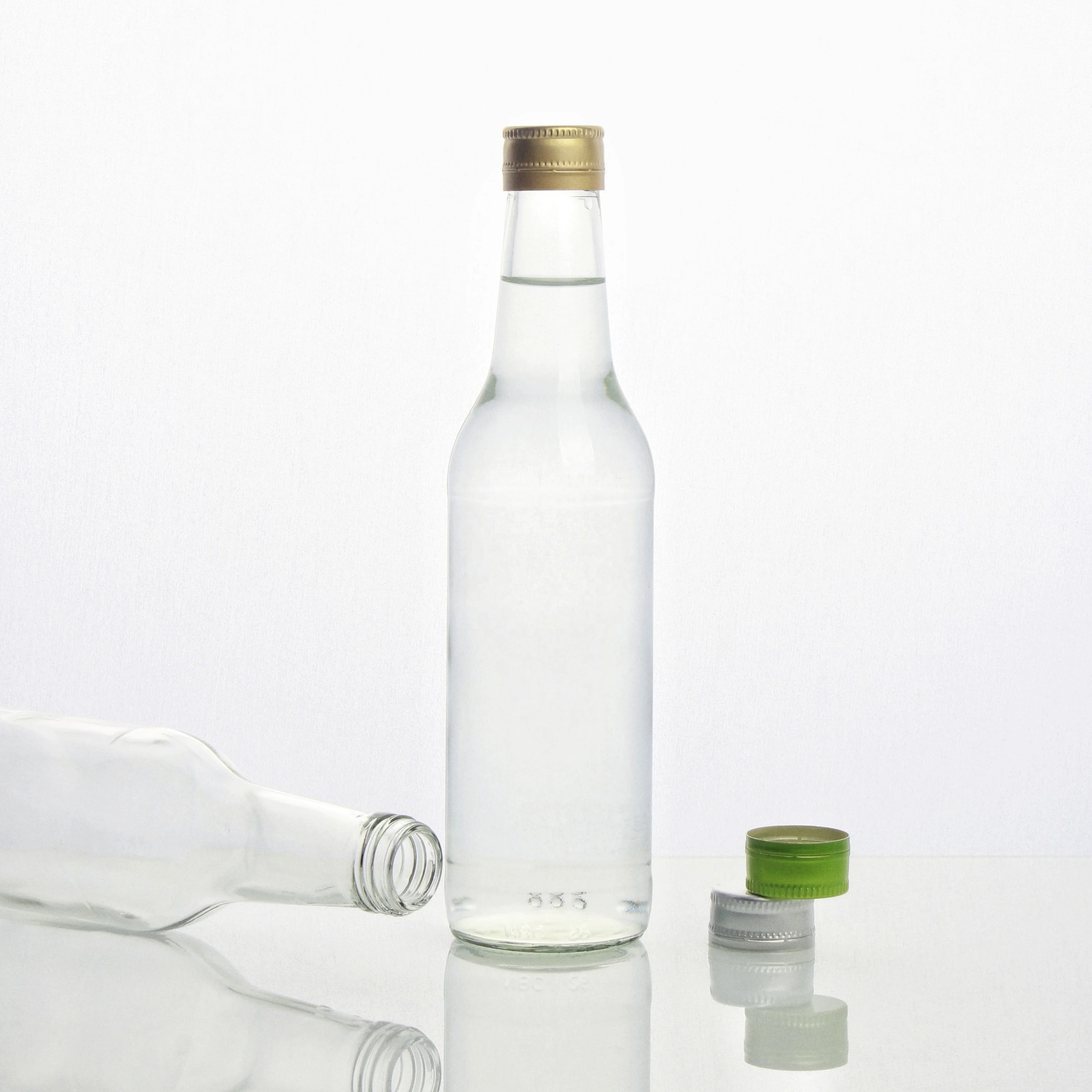 In Stock Ready to Ship Empty 330ml 33cl Flint Water Glass Bottles Mineral Water Bottle Beverage Beer Bottle