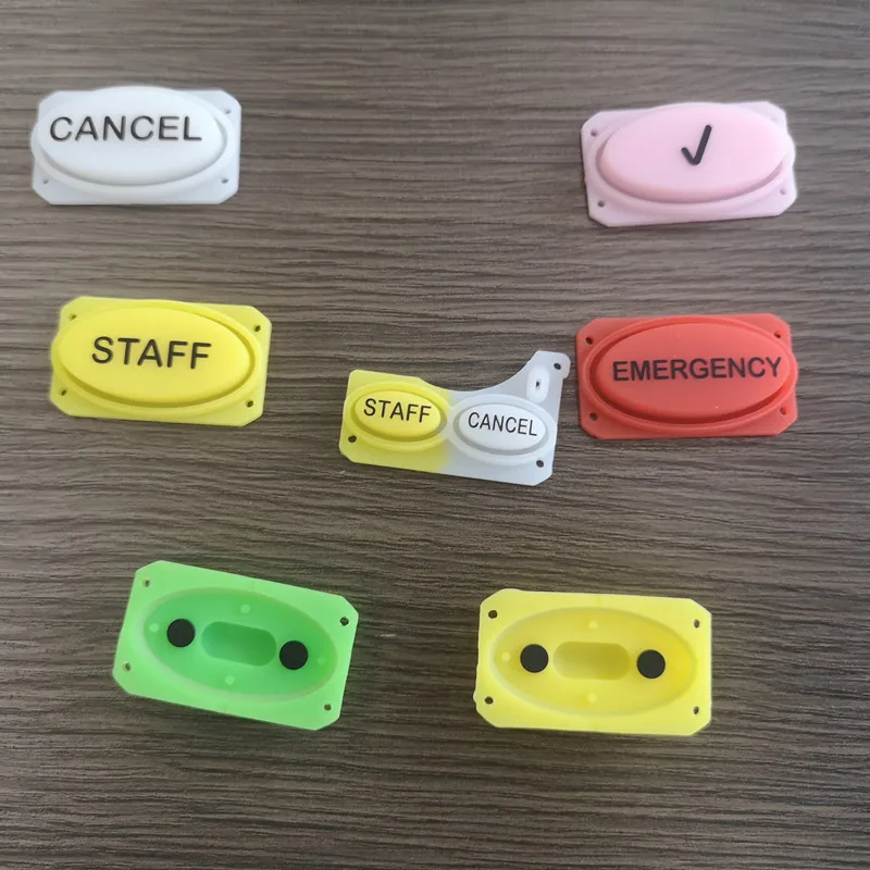 OEM Custom Silicone Rubber Keyboard Push Buttons Electronic Keypad High Quality Plastic Silicone Conductive Rubber