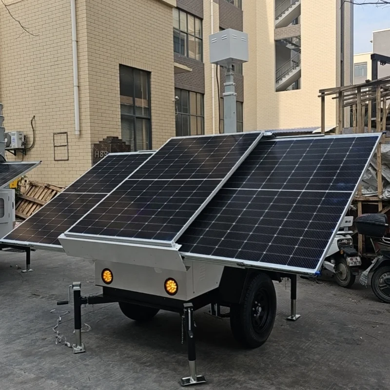 Customized 23ft PTZ & Camera Trailer-Mounted Camera Tower Manufacturer & Supply