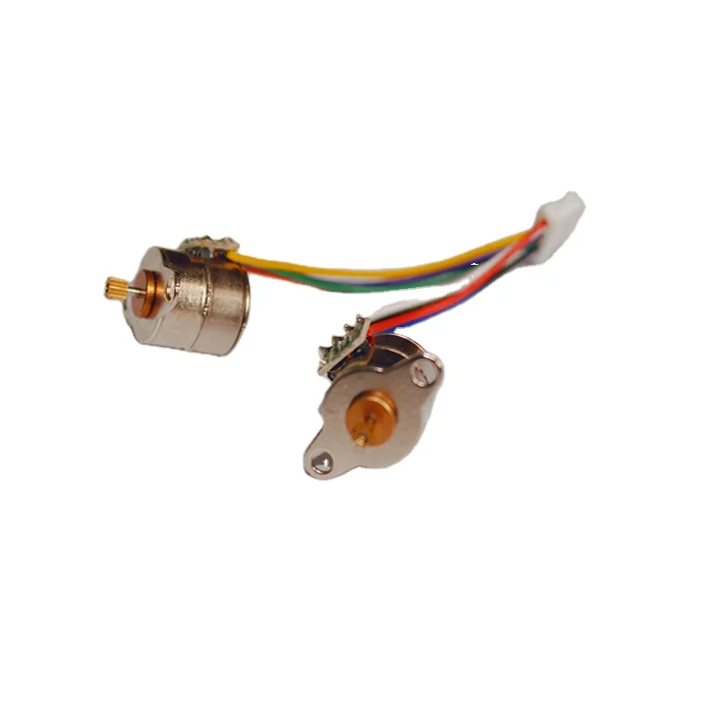ККМ SM1075 10 мм 5v 2 этапа шаг angle18 небольшой шаговый двигатель двойной шаговый двигатель близнецов мини электрический двигатель постоянного тока