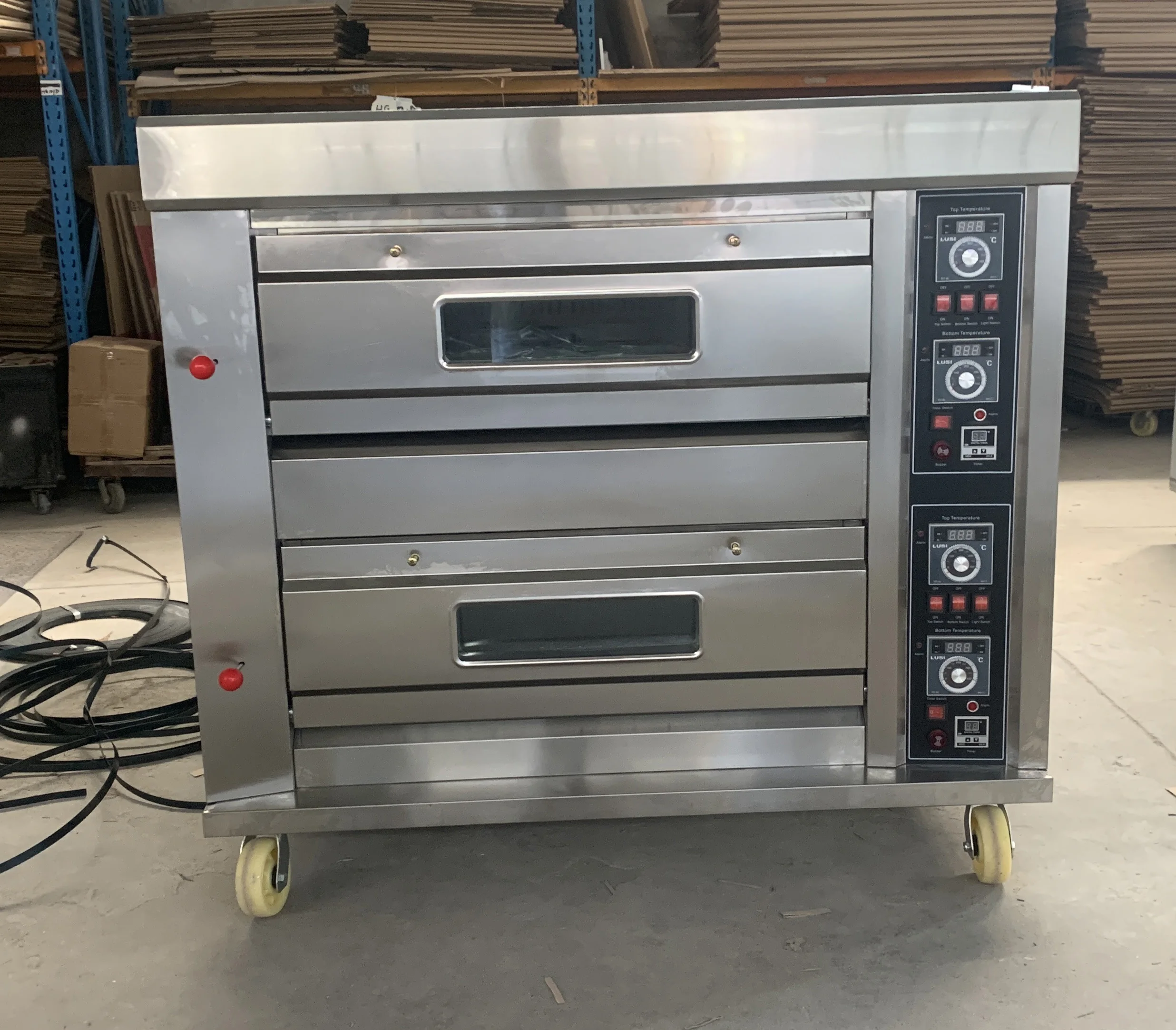 GRT-40Q Коммерческая двухэтажная печь для выпечки хлеба газовая пекарня