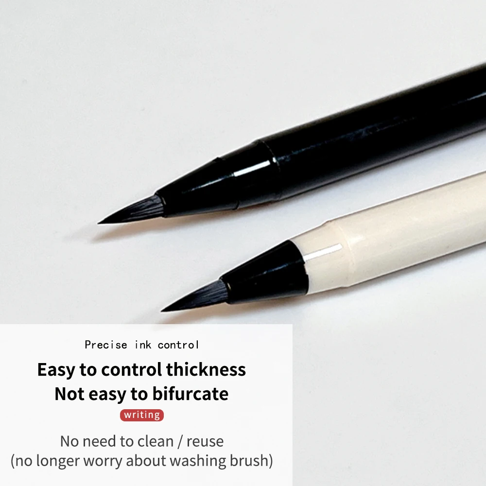 SEAPEN Portable soft-headed brush water-based calligraphy pen automatic straight liquid type can be inked and customized logo