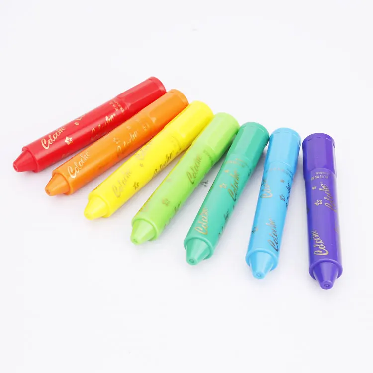 Non Toxic Silky Watercolor Crayon Oil Pastel Water Soluble Crayon Set 12 Colors