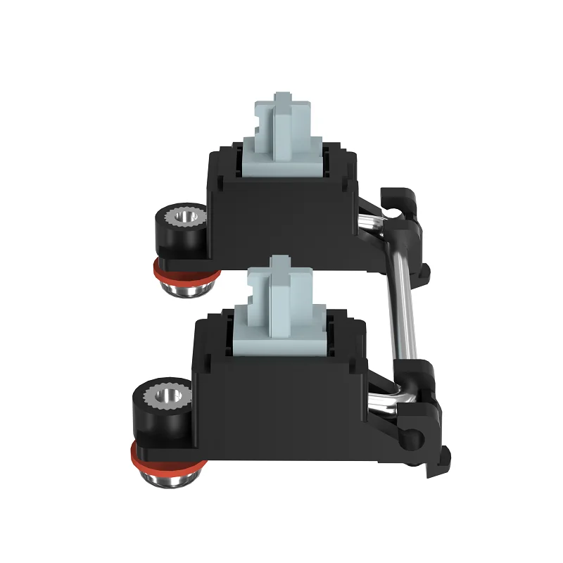 GATERON 7u 6.25u 2u Customized DIY Hotswap 60% Mechanical Keyboard PCB Mount Fast Travel Silver V2 Screw In Stabilizer