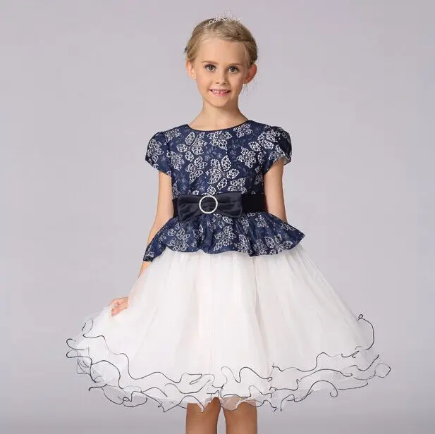 Alibaba China Supplier Latest Little Girls Children Dress Of Fashion Designs