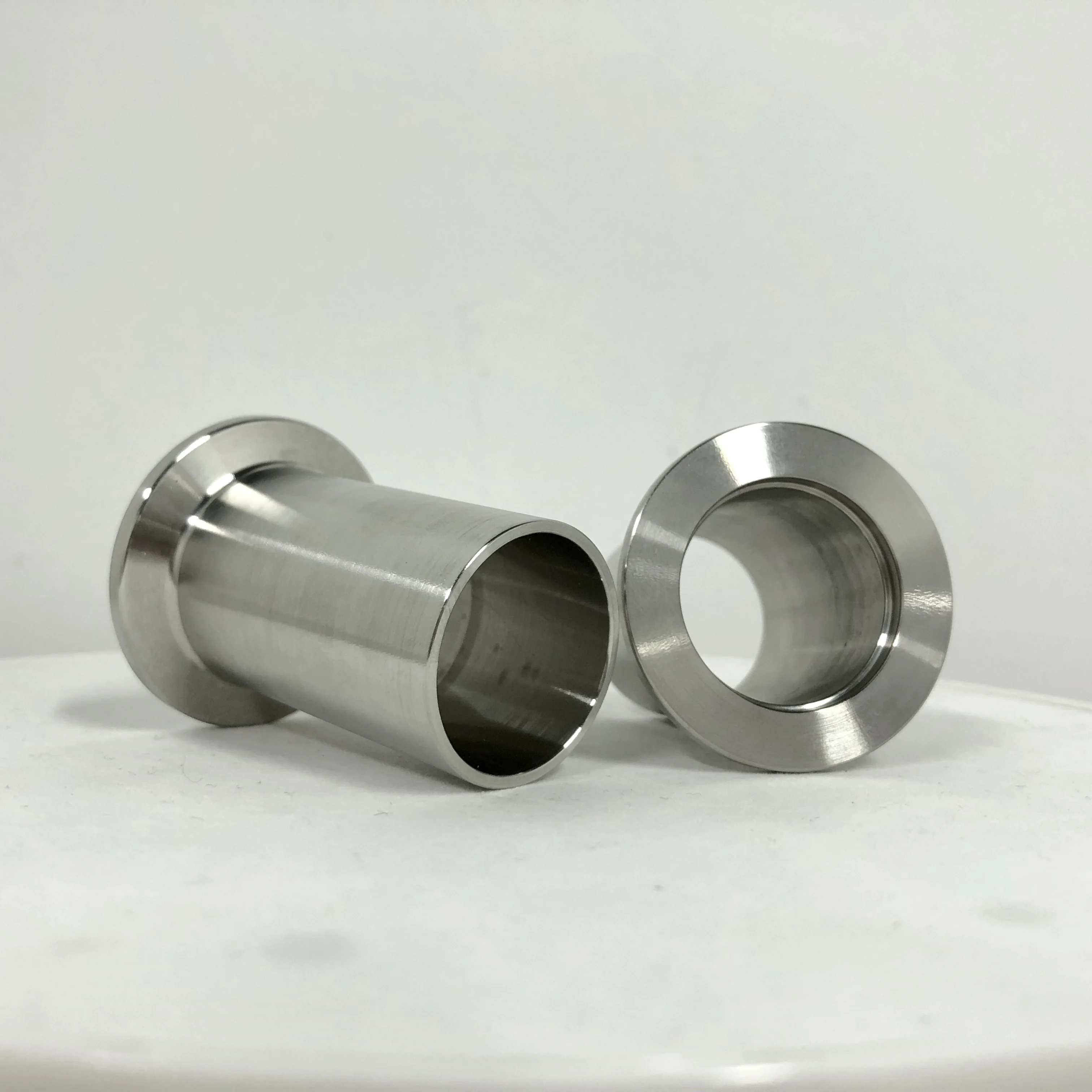 SS304 vacuum nipple fittings KF Stub end lapped flange