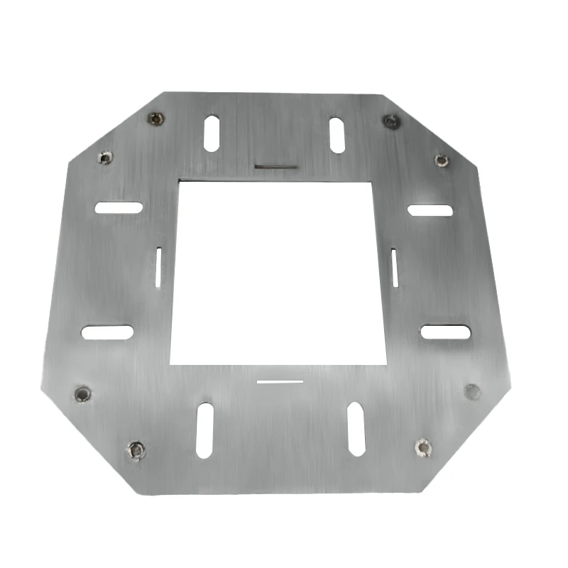 Cnc aluminum electrolytic polishing customized machining parts fixing plate precision aluminum Cnc turning parts
