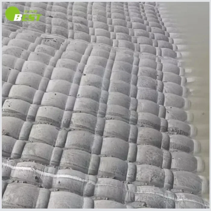 500g double-layer woven geotextile mattress for river bed reinforcement embankment flood control and water channel erosion
