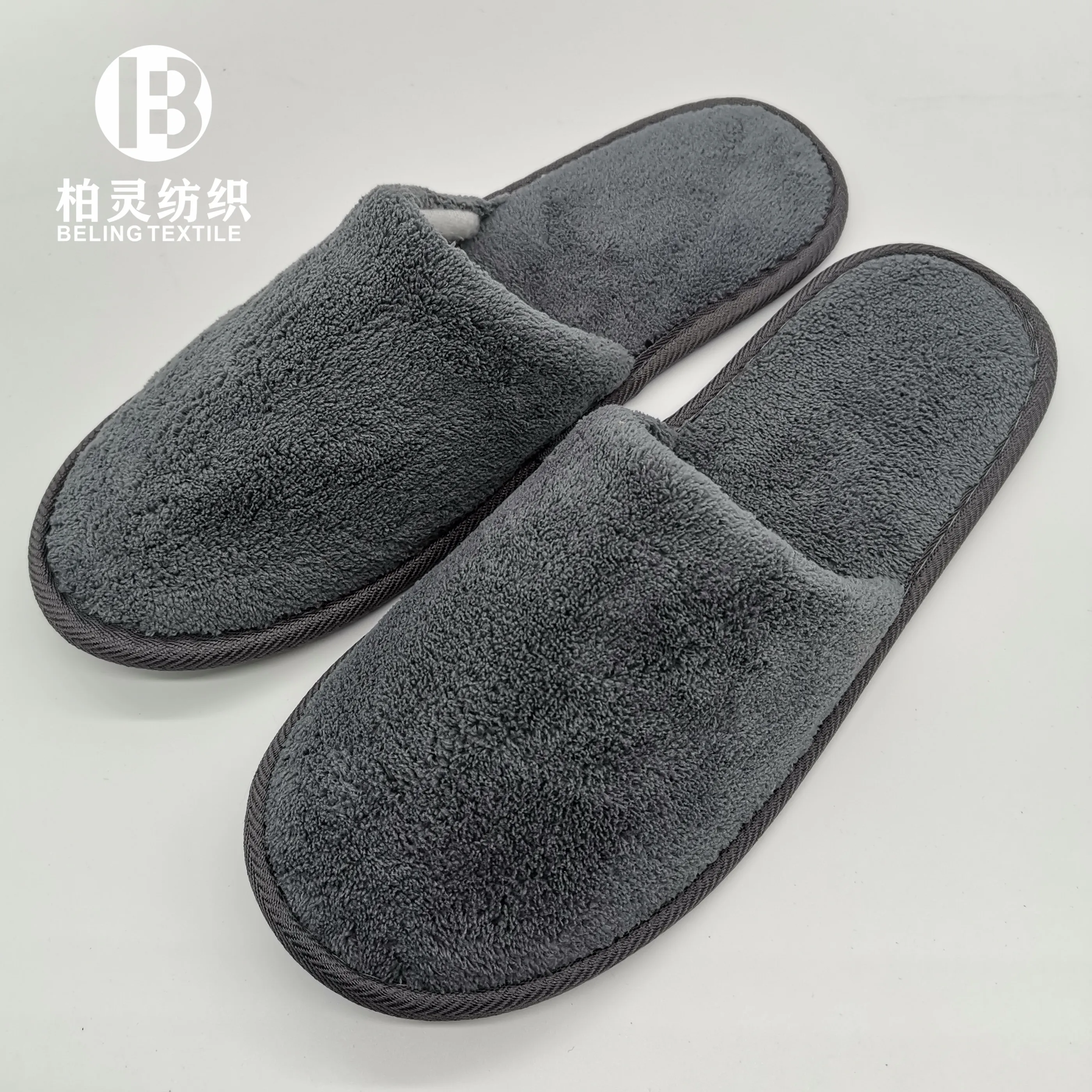
Micro coral fleece indoor slippers,manufacturer wholesale disposable anti custom slipper 