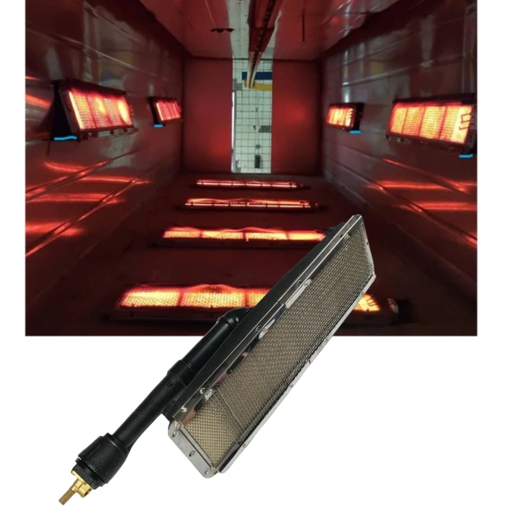 Industrial LPG Infrared Gas burner for Powder Coating Curing Oven