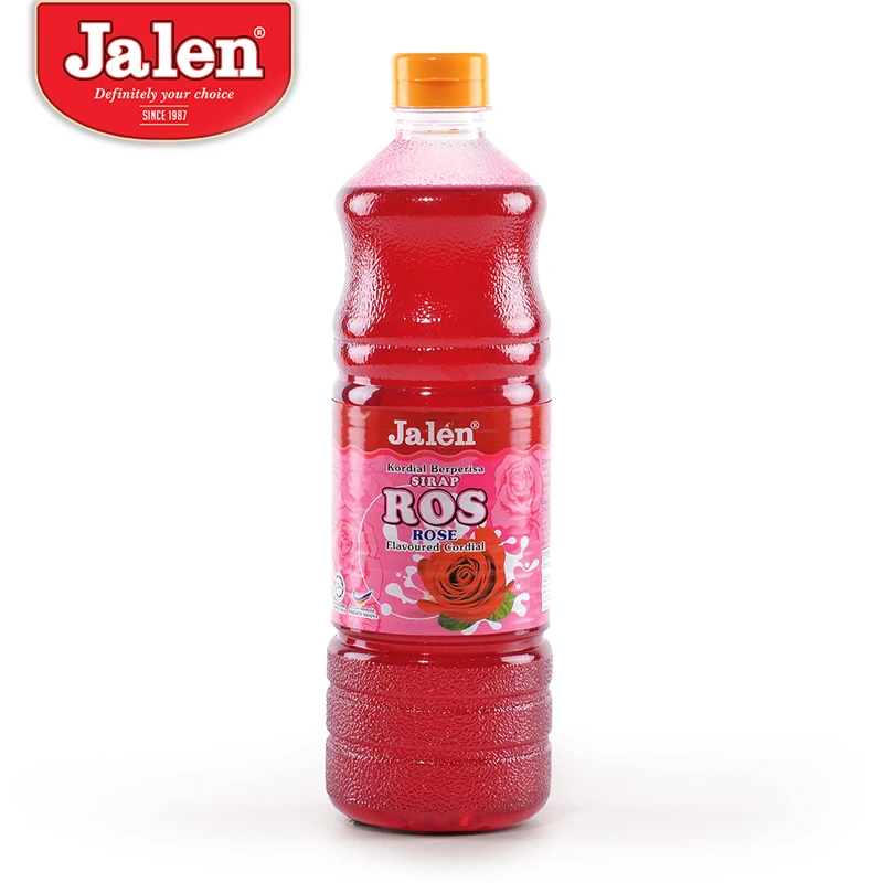 Высококачественные приправы для хороших напитков, ароматизированные розовыми вкусами, 1 л, Микс с водой