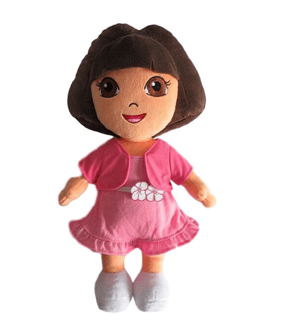 
OEM Small Cartoon Character Little Girl Plush Soft Stuffed Toy for Birthday Gift 