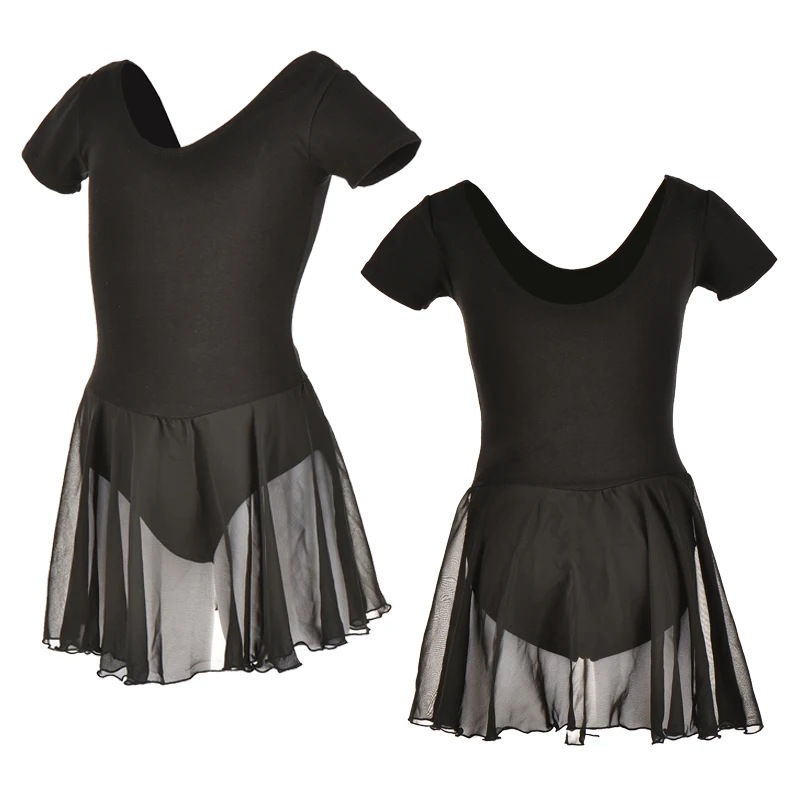 
Ballet Dress Child Black Skirted Leotard Toddler Ballet Leotards On Sale Turquoise Leotard Ballet Black Short Sleeve Dance SL044 