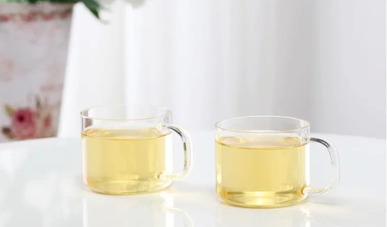 Wholesale Transparent Coffee Cup Single Layer Tea Water Cups High Borosilicate Small Clear Glass Clear Tea Cup with Handle