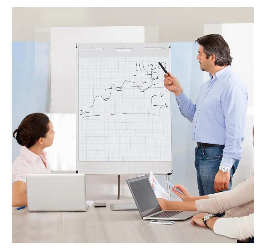 Flip Chart Paper Whiteboard Flip Chart Pad Paper hanging paper for Teachers Office Classroom Homeschooling