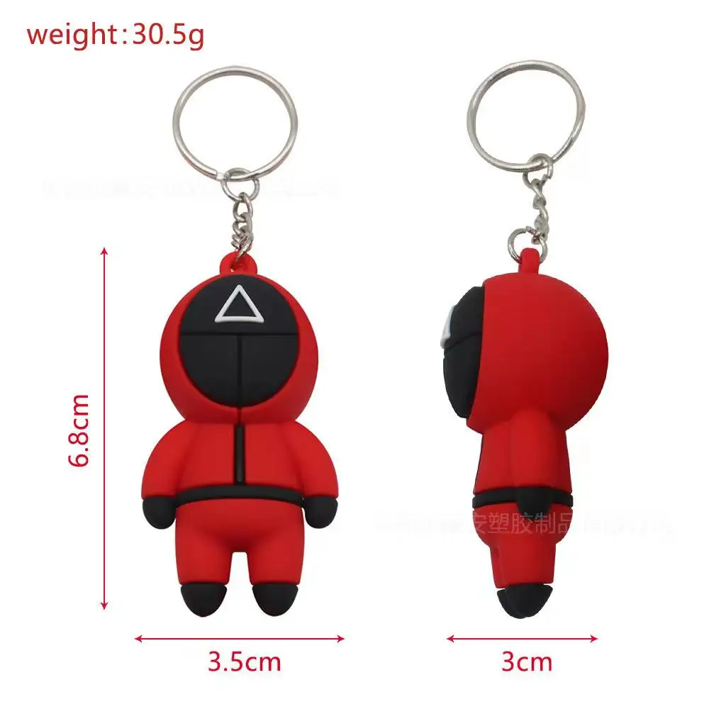 2021 New Korean Series Squid Game Keychain Doll