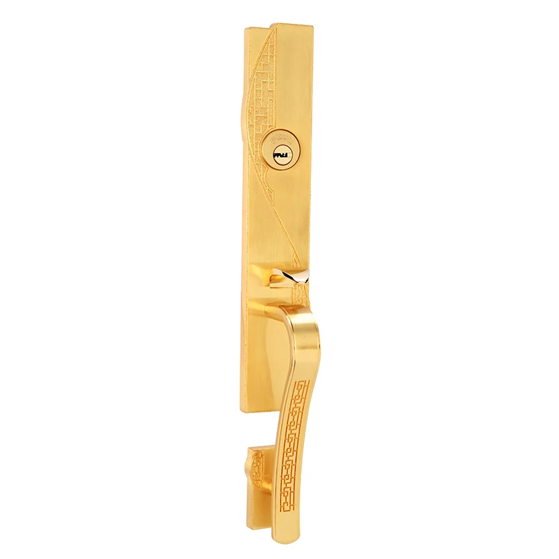 Quality Cheap Price Anti Panic Main Entrance Door Handle Lock With Brass Keys