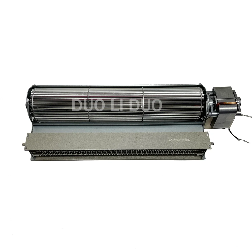 Quiet cross flow fan 2000w heating fan for disinfection in kitchen, ac 110V 220v heating incubator fan 60x300mm series