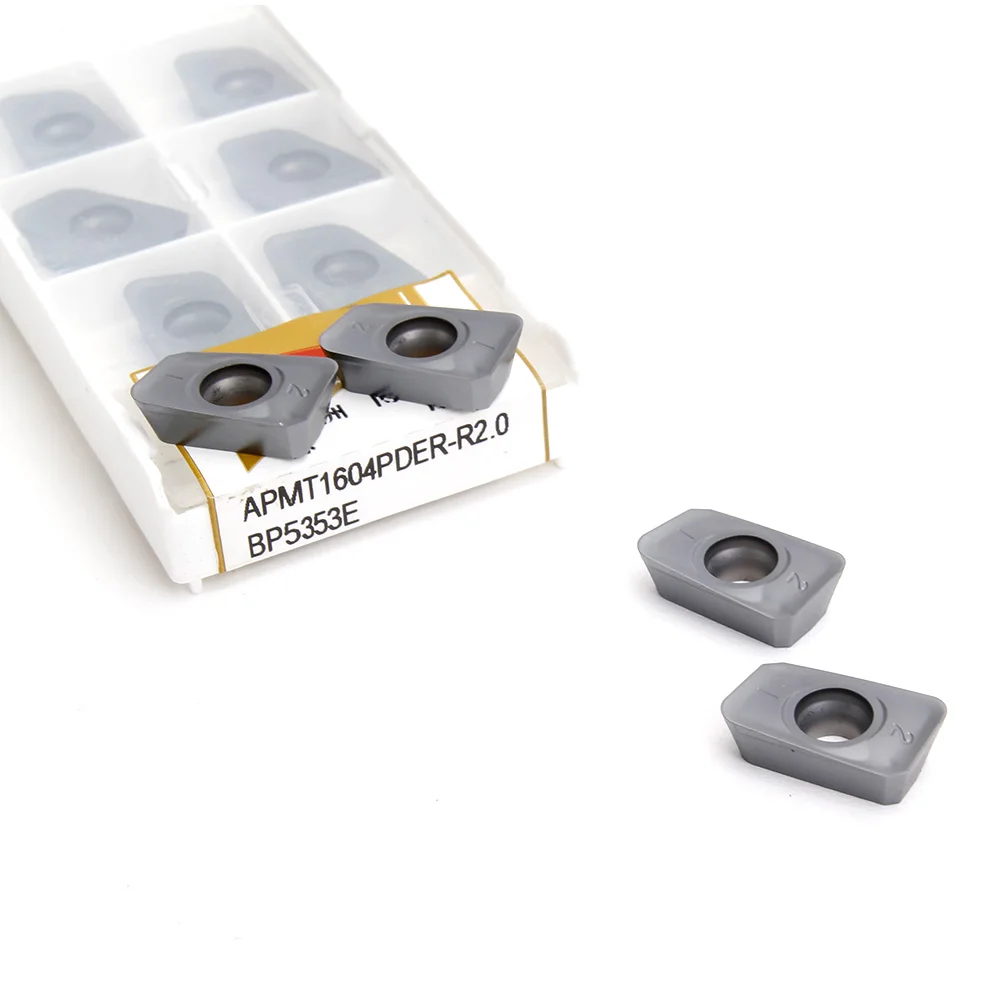 High quality professional yellow coating tungsten carbide inserts APMT 1604 PDER DP5353 for milling tools