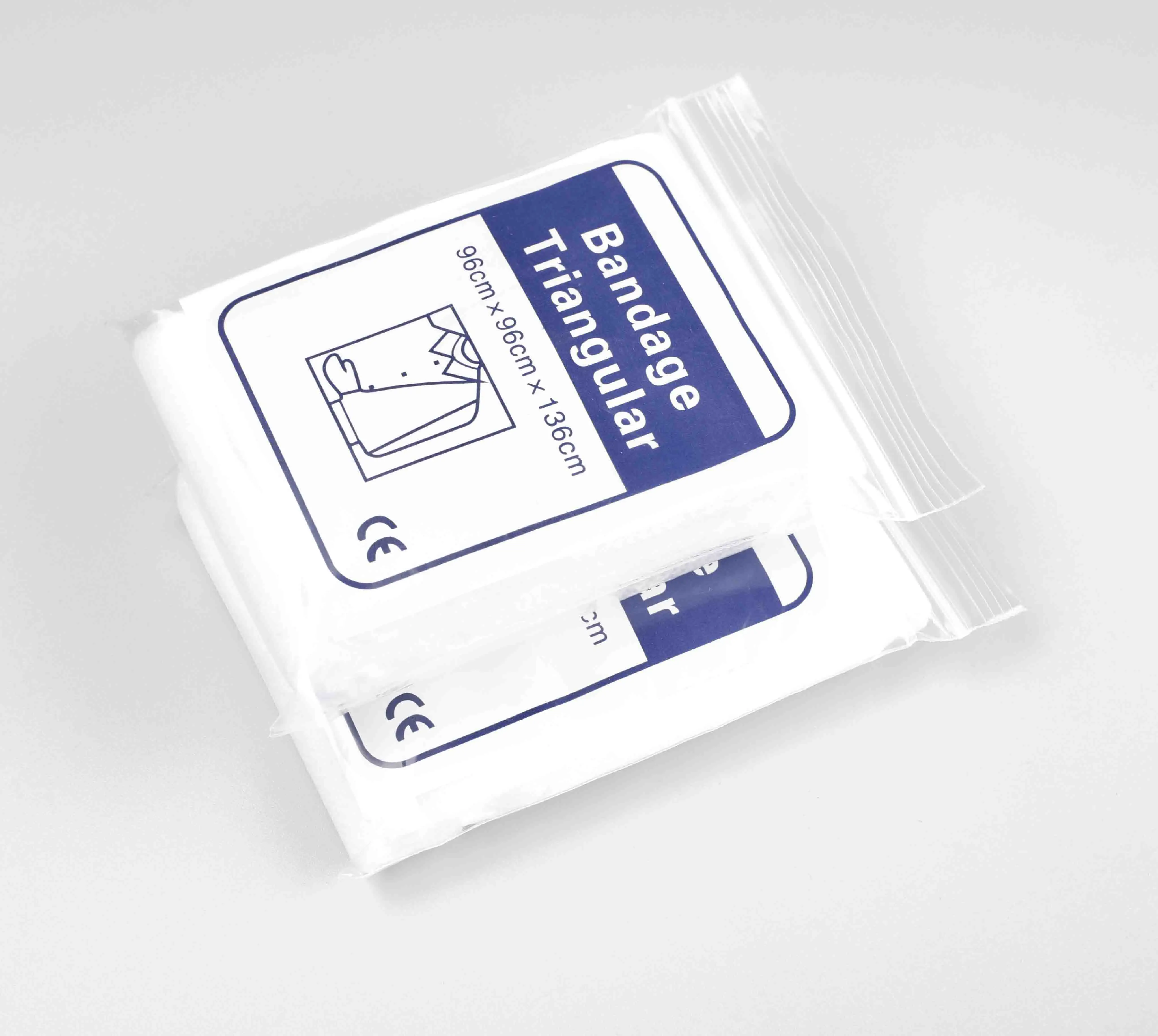 Треугольная Нетканая повязка медицинская треугольная для ран