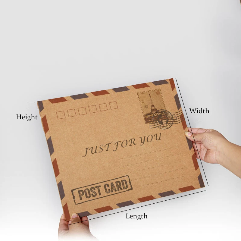 Document Envelope Zipper Box Logistics Ultra-thin Reinforcement No Tape Hand Tear Paper Box Invoice Contract Report Package