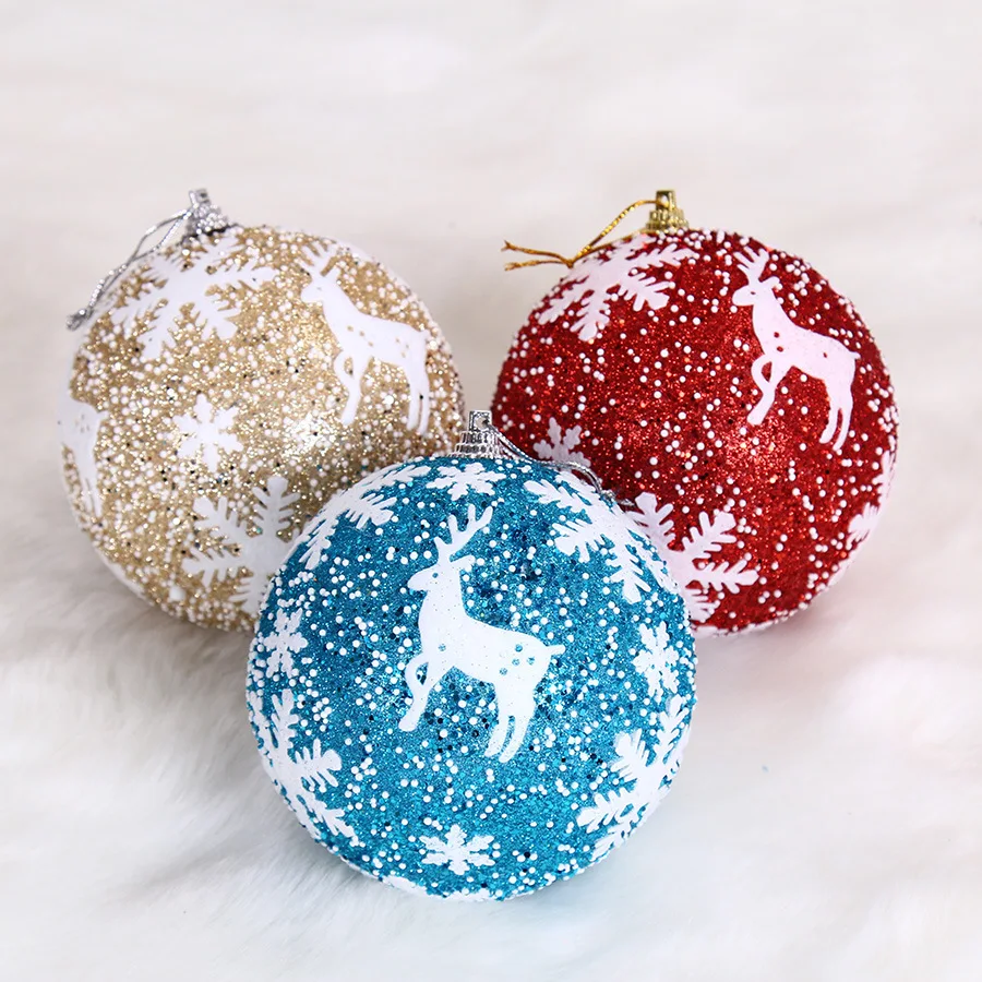 210709XL23 gift products accessories hanging ornaments toys festival accessories baubles decoracion supplies christmas balls