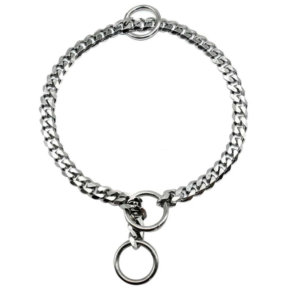 Never Rust Stainless Steel Big Cuban Link Dog Collar Pet Necklace Classical Dog Collar