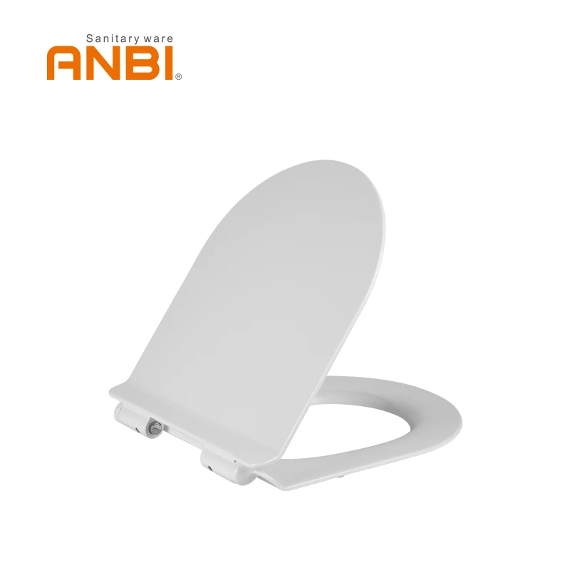ANBI Great Service Soft Close Fast Install D Shape UF Toilet Seat Cover