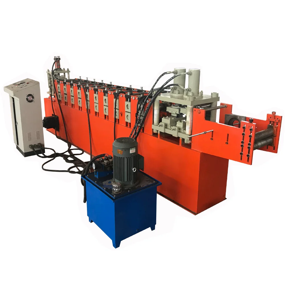 Russia Smoke Fire Damper Roll Forming Machine for Qatar Air Conditioning Filter Frame Making Machine