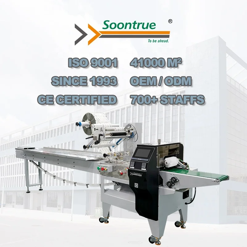 multi-function automatic high quality spring roll back sealing flow wrapper packing machine
