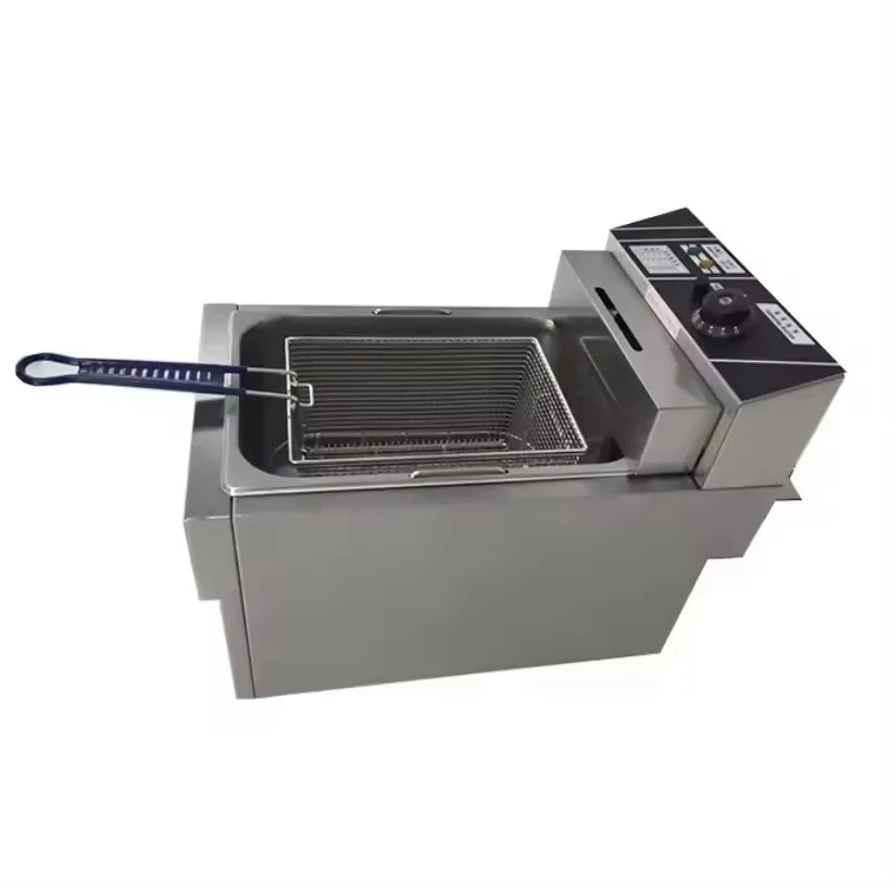 Snack Electric Fryers Commercial Chips Machine Potato Industrial KFC Tank Potato Chips Frying Deep Fryer Machine