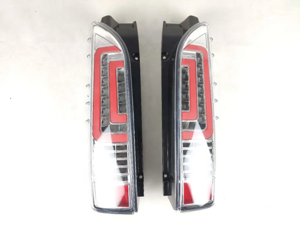 Car LED Tail Light Taillight For Toyota  Hiace 2005 -  2018 Rear Fog Lamp  Brake Light  Reverse  Dynamic Turn Signal