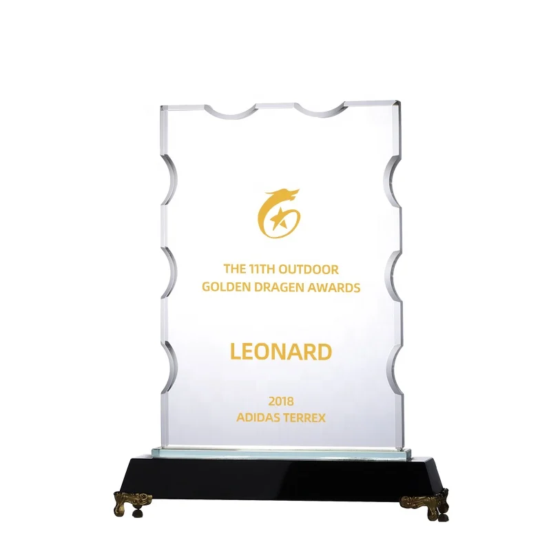 Wholesale new design crystal trophy award