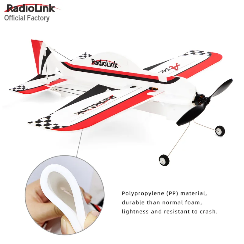 2.4GHz Radiolink A560 3D Aerobatics RC Fixed Wing Drone with Remote Controller 4KM Flight Portable Package