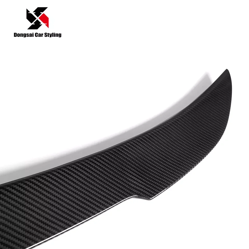 CS Type Dry Carbon Fiber Rear Trunk Lip Tail Wing Spoiler Ducktail for BMW 2 Series F22 235i 240i F87 M2 Competition